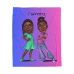 Zoe & Chloe "Twinning" Blanket- Bundle Only
